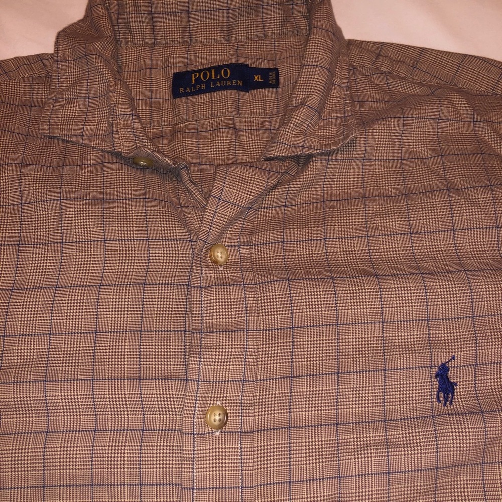 POLO Ralph Lauren mens XL LS button front shirt